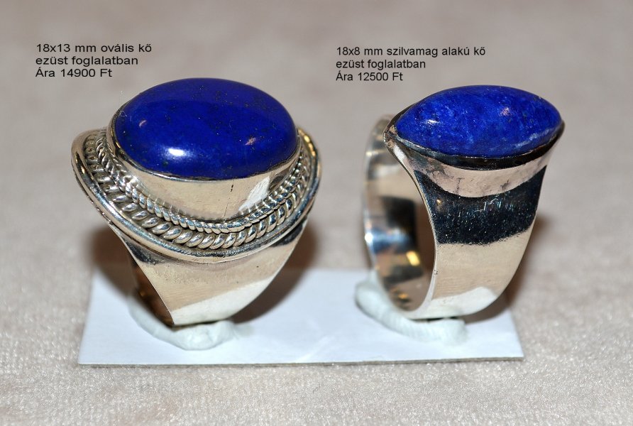 Lapis lazuli köves gyűrű